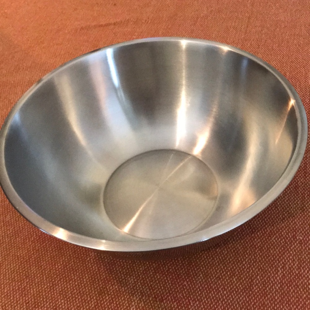 Extra Large metal mixing bowl